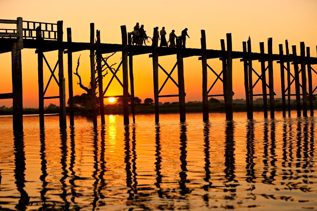 puente Ubein, Amarapura Myanmar, program de viaje Myanmar